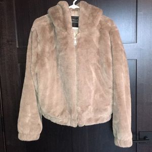 Cute faux fur coat